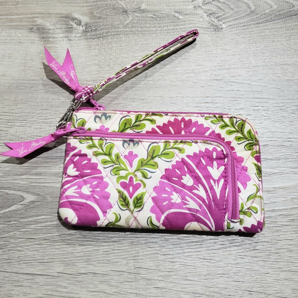Vera Bradley  Wristlet Wallet Pink Green